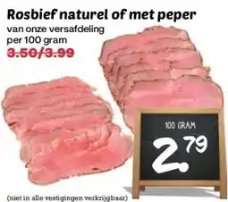 Boon`s Markt Rosbief naturel of met peper aanbieding