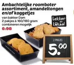Boon`s Markt Ambachtelijke roomboter assortiment, amandeltongen en/of koggetjes aanbieding