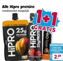 Boon`s Markt Alle Hipro proteïne aanbieding