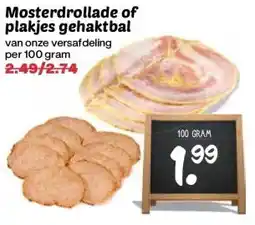 Boon`s Markt Mosterdrollade of plakjes gehaktbal aanbieding