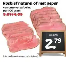 Boon`s Markt Rosbief naturel of met peper aanbieding
