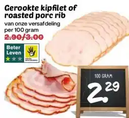 Boon`s Markt Gerookte kipfilet of roasted porc rib aanbieding