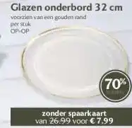 Boon`s Markt Glazen onderbord 32 cm aanbieding