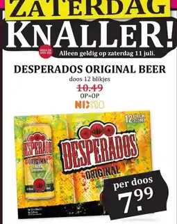 Boon`s Markt DESPERADOS ORIGINAL BEER aanbieding