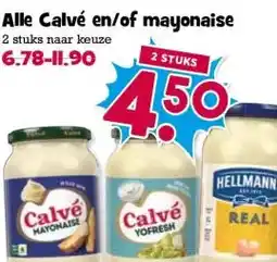 Boon`s Markt Alle Calvé en/of mayonaise aanbieding