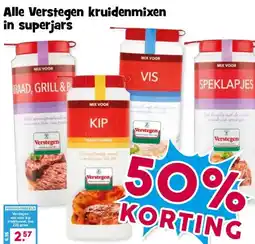 Boon`s Markt Alle Verstegen kruidenmixen in superjars aanbieding