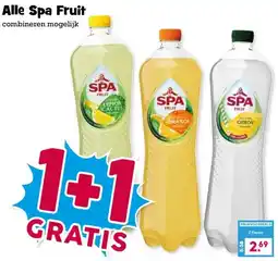 Boon`s Markt Alle Spa Fruit aanbieding