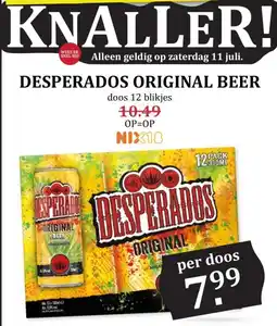Boon`s Markt DESPERADOS ORIGINAL BEER aanbieding