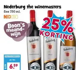 Boon`s Markt Nederburg the winemasters aanbieding