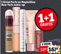 Kruidvat L'oréal paris en maybelline new york make-up aanbieding