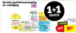 Kruidvat Garnier gezichtsverzorging en reiniging aanbieding