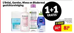 Kruidvat L'oréal, garnier, nivea en biodermal aanbieding
