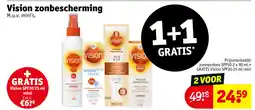 Kruidvat Vision zonbescherming aanbieding