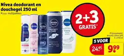 Kruidvat Nivea deodorant en douchegel aanbieding