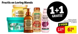 Kruidvat Fructis en loving blends aanbieding