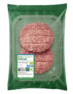 PLUS Biologisch PLUS Hamburger 2 stuks aanbieding