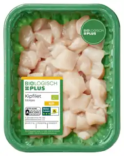 PLUS Biologisch PLUS Kipfiletblokjes aanbieding