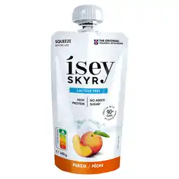 PLUS Isey Skyr Pouch peach aanbieding
