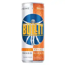 PLUS Bullit Energydrink sugar free mango miracle aanbieding