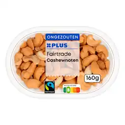 PLUS PLUS Cashewnoten Fairtrade (ongz) aanbieding