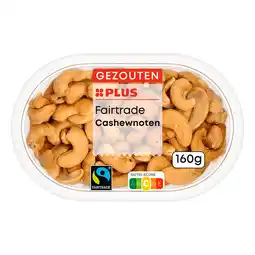 PLUS PLUS Cashewnoten Fairtrade (gez) aanbieding