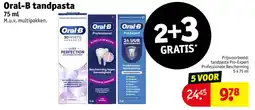 Kruidvat Oral-B tandpasta aanbieding