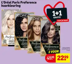 Kruidvat L'oréal paris preference haarkleuring aanbieding