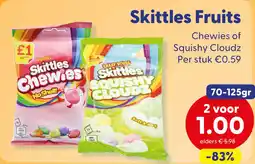 Die Grenze Skittles Fruits aanbieding