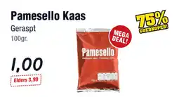 Budget Food Pamesello Kaas Geraspt aanbieding