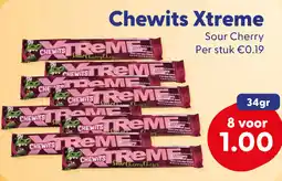 Die Grenze Chewits Xtreme Sour Cherry aanbieding