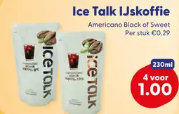 Die Grenze Ice Talk IJskoffie Americano Black of Sweet aanbieding