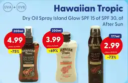 Die Grenze Hawaiian Tropic Island Glow SPF 15 aanbieding
