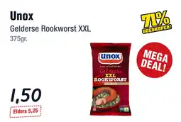 Budget Food Unox Gelderse Rookworst XXL aanbieding