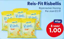 Die Grenze Reis-Fit Risbellis Rijstcracker Honing aanbieding