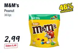Budget Food M&M's Peanut aanbieding