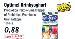 Budget Food Optimel Drinkyoghurt aanbieding