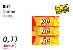 Budget Food Krit Crackers aanbieding