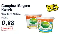 Budget Food Campina Magere Kwark aanbieding