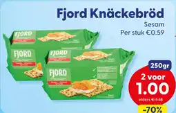 Die Grenze Fjord Knäckebröd Sesam aanbieding