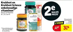 Kruidvat Kruidvat en kruidvat science enkelvoudige vitaminen aanbieding