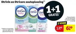 Kruidvat Otrivin en otricare zoutoplossing aanbieding
