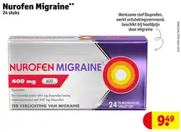 Kruidvat Nurofen migraine aanbieding