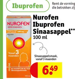 Kruidvat Nurofen ibuprofen sinaasappel aanbieding