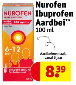 Kruidvat Nurofen ibuprofen aardbei aanbieding