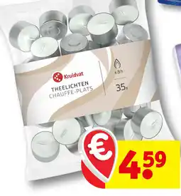 Kruidvat Kruidvat theelichten / waxinelichtjes aanbieding