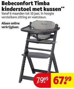 Kruidvat Bebeconfort timba kinderstoel met kussen aanbieding