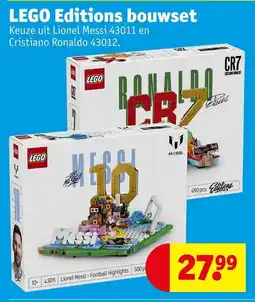 Kruidvat Lego editions bouwset aanbieding