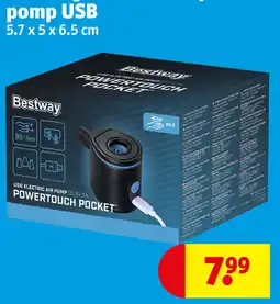 Kruidvat Bestway elektrische pocket pomp USB aanbieding
