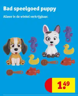 Kruidvat Bad speelgoed puppy aanbieding