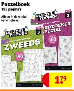 Kruidvat Puzzelboek aanbieding